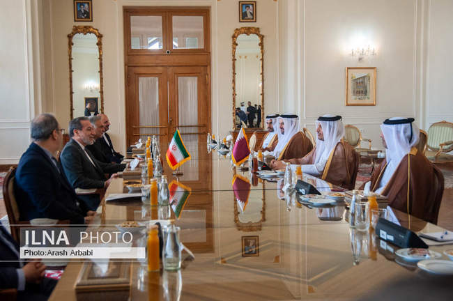 دیدار وزرای خارجه ایران و قطر