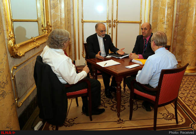 نشست صالحی با مونیز و نماینده اتحادیه اروپا در وین