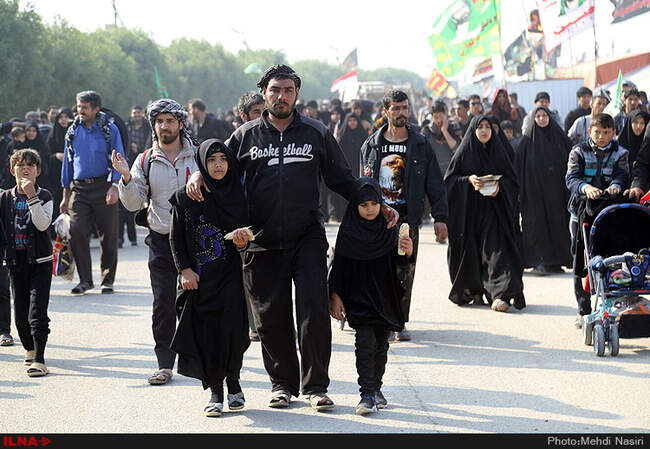 راهپیمایی کودکان از نجف تا کربلا/3