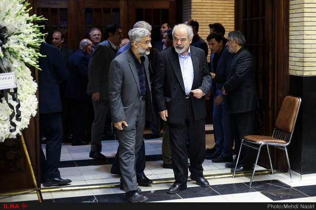 مراسم ترحیم همسر محمد نعیمی‌پور