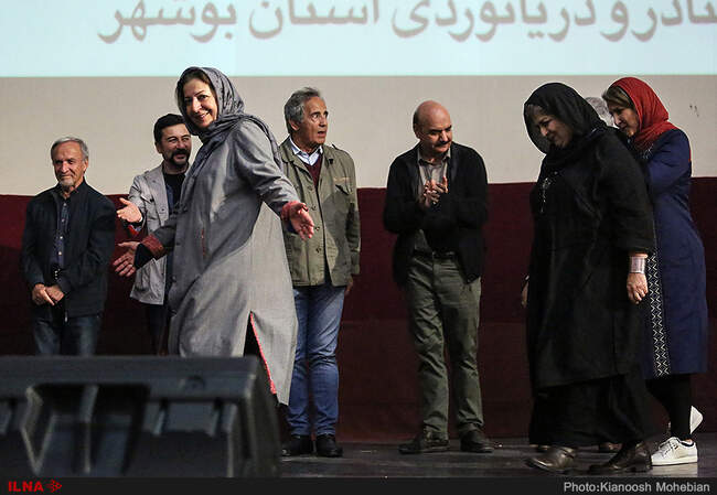 عکس‌های اکران افتتاحیه فیلم سینمایی "پینوکیو،‌ عاموسردار و رئیسعلی" در بوشهر