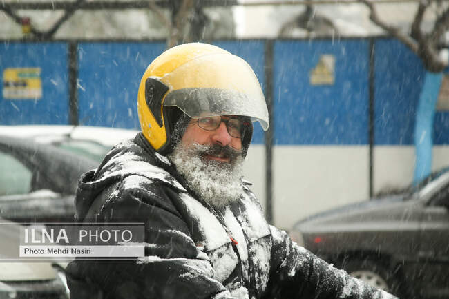 بارش برف در تهران