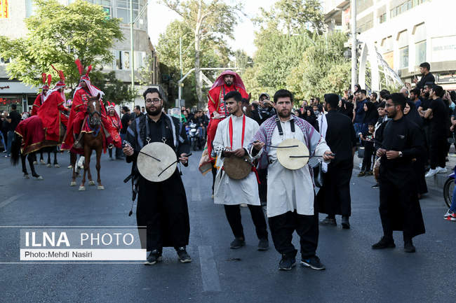 مراسم تشابیه حسینیه کاظمینی‌های مقیم تهران