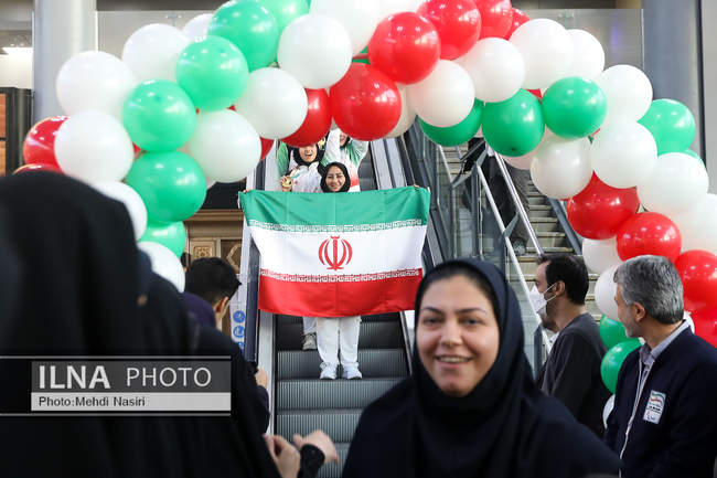 بازگشت کاروان ایران از بازی‌های پاراآسیایی جوانان (گزارش تصویری)