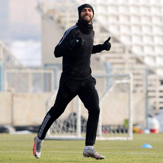 گزارش تصویری از تمرینات تراکتور؛ شجاعی پابه پای بازیکنانش تمرین می‌