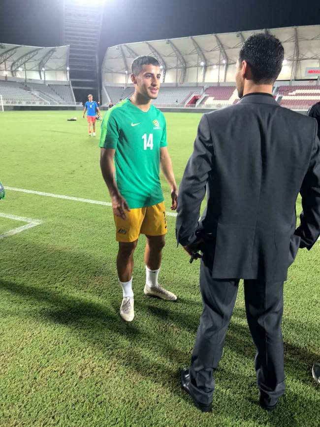 تصاویری از مراسم قبل از بازی تیم امید ایران مقابل استرالیا