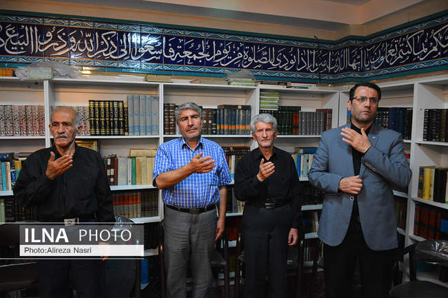 مراسم عزاداری حضرت سید الشهدا (ع) در حسینیه رئیس شورای اصلاح طلبان اس
