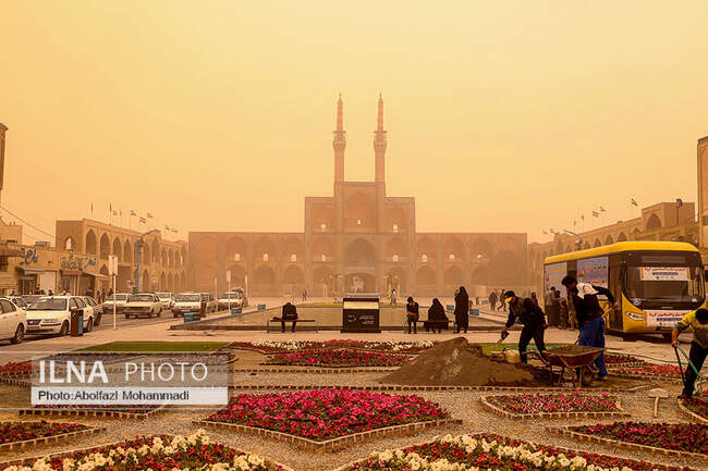  گردوغبار در استان یزد