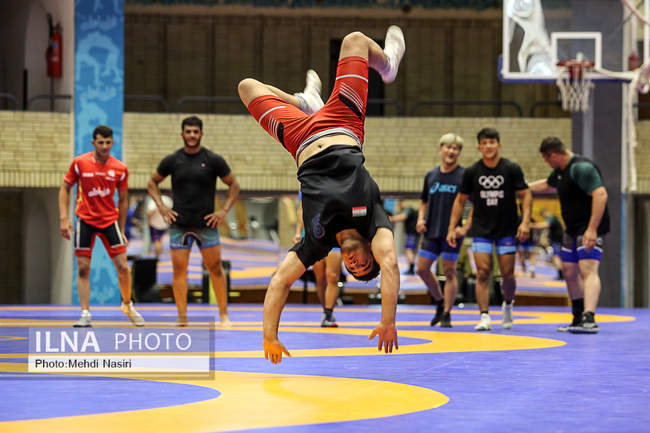 تمرین تیم های ملی کشتی