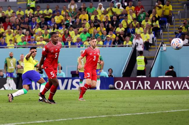 گزارش تصویری بازی برزیل و سوییس