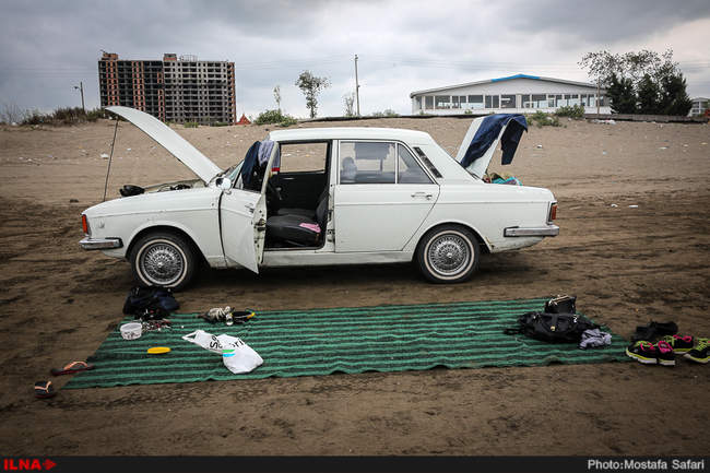 روزهای آخر تابستان در سواحل دریای خزر