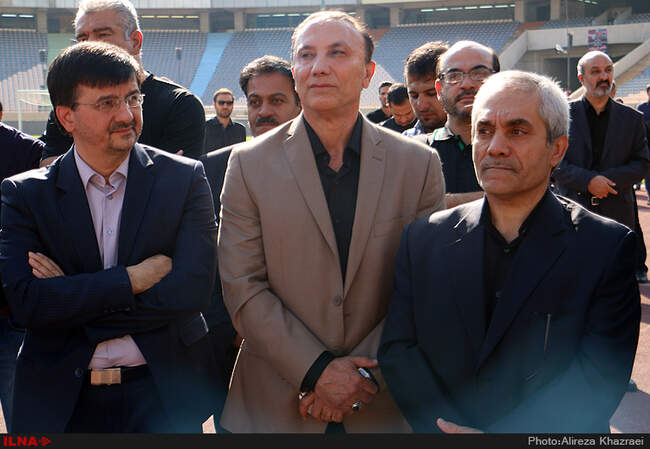 تشییع پیکر هادی نوروزی کاپیتان تیم فوتبال پرسپولیس