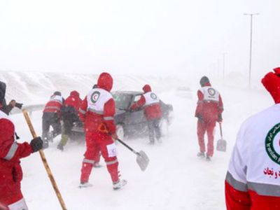 امدادرسانی به ۳۲۱۰ گیرافتاده در برف و باران در روز اول و دوم نوروز