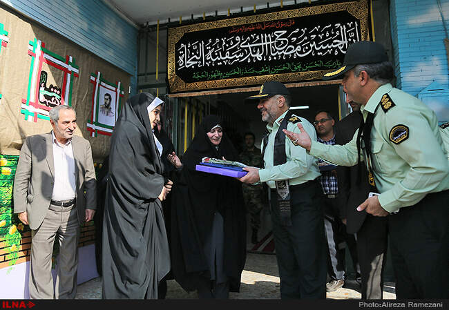 گزارش تصویری از آیین بازگشایی مدارس با حضور سردار رحیمی