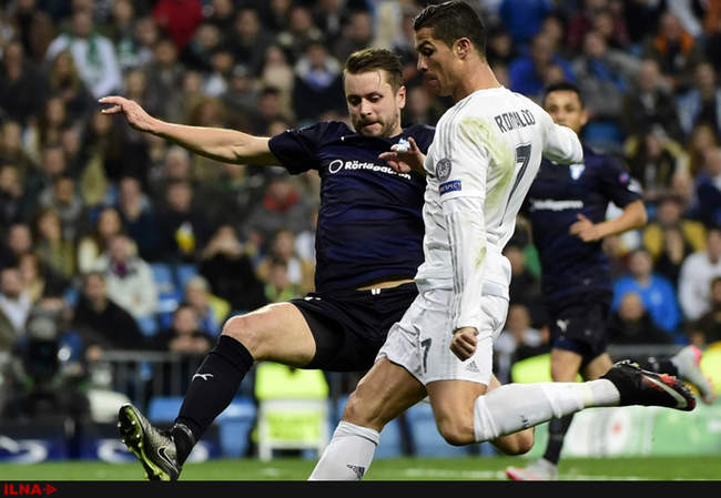 برتری تیم فوتبال رئال مادرید در مقابل مالمو سوئد