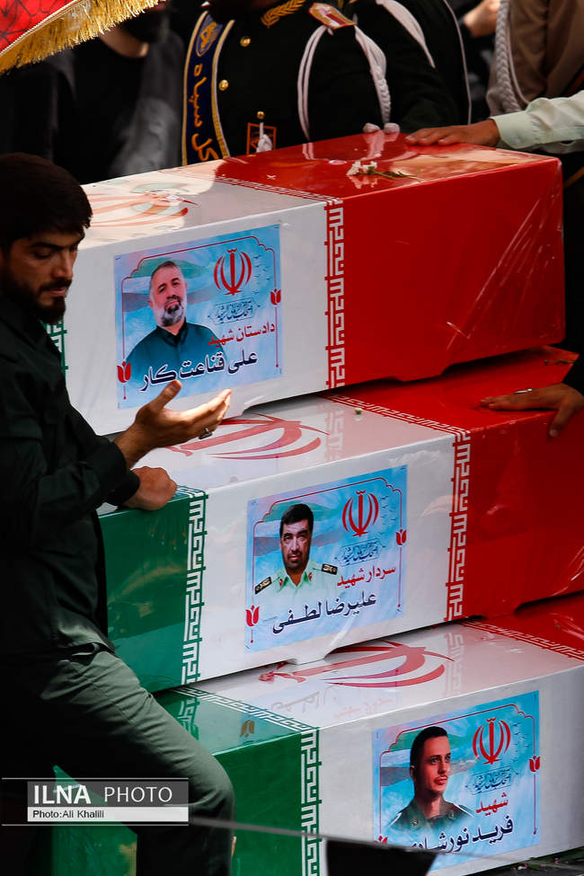 مراسم تشییع شهدای اقتدار - تهران / 1