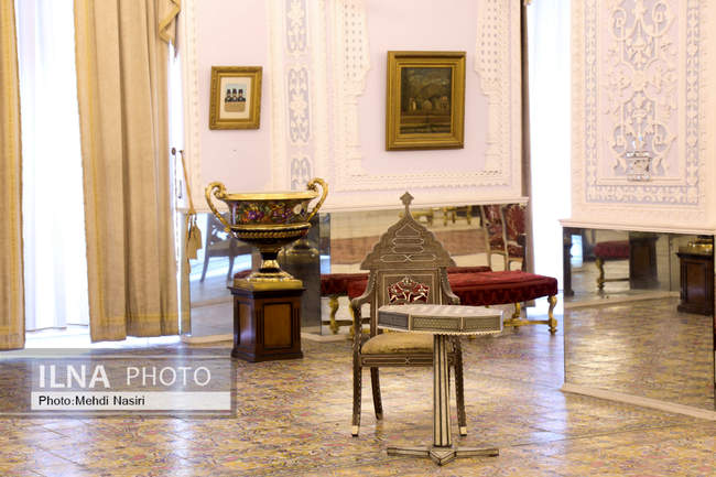  تالار سلام و برلیان کاخ گلستان