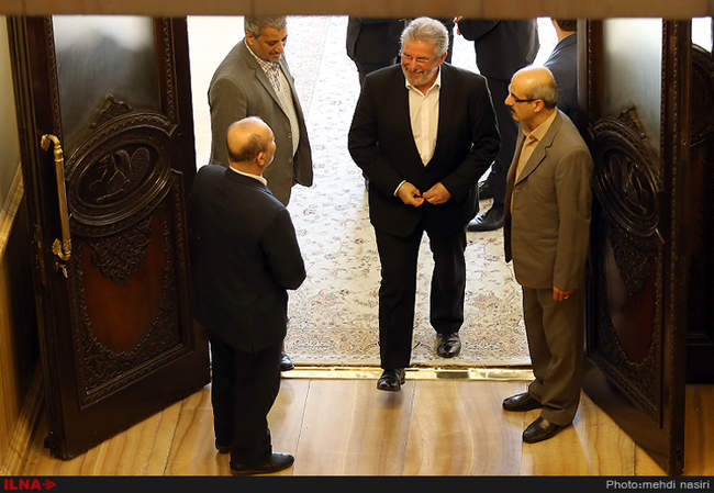 دیدار آیت الله هاشمی رفسنجانی با هارس دی پارتلئو رئیس مجلس لوکزامبور