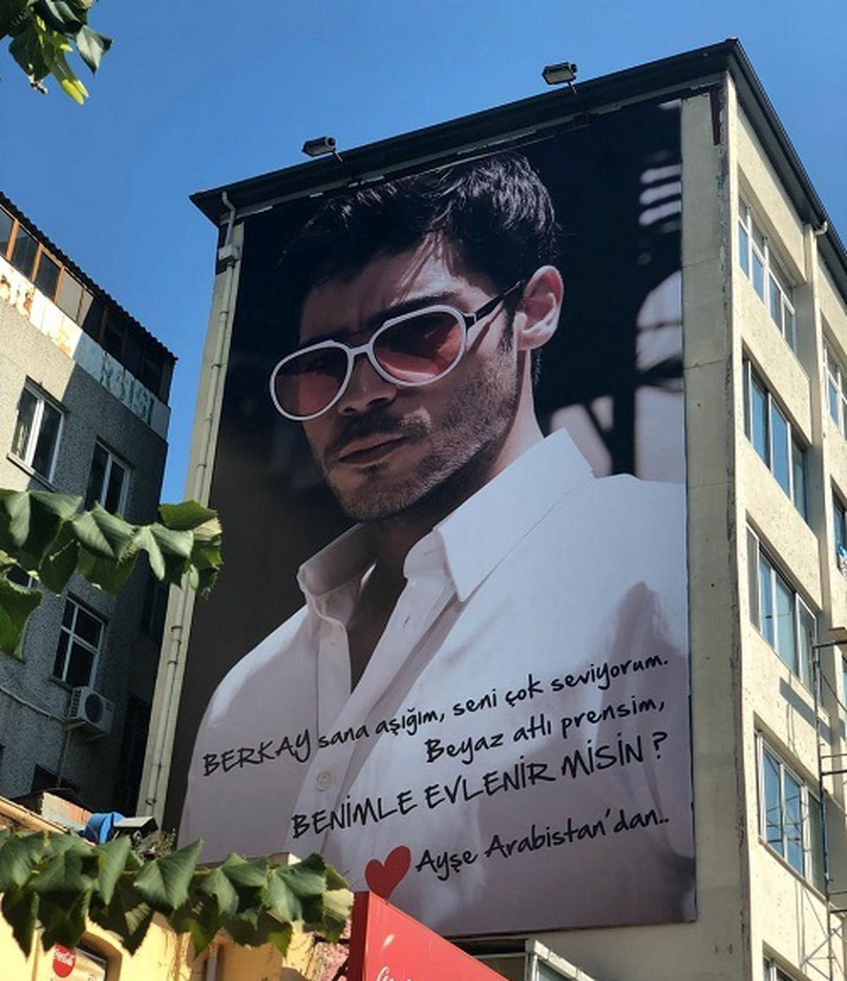 خواستگاری جنجالی دختر جوان از بازیگر معروف در خیابان + عکس