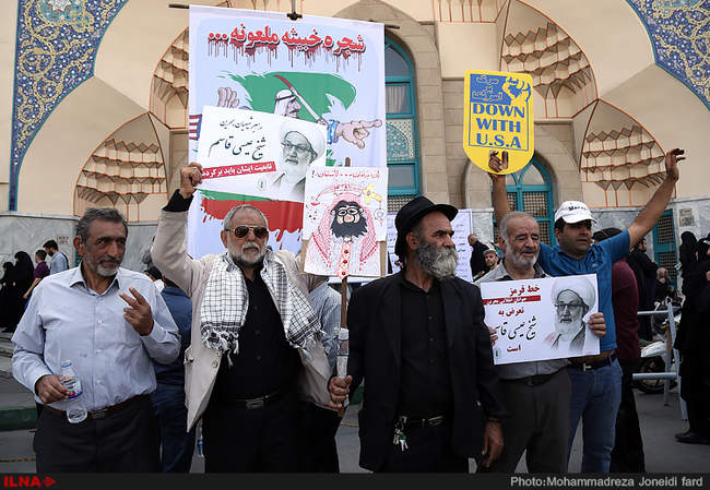 راهپیمایی نمازگزاران در سالگرد شهدای فاجعه منا - تهران 