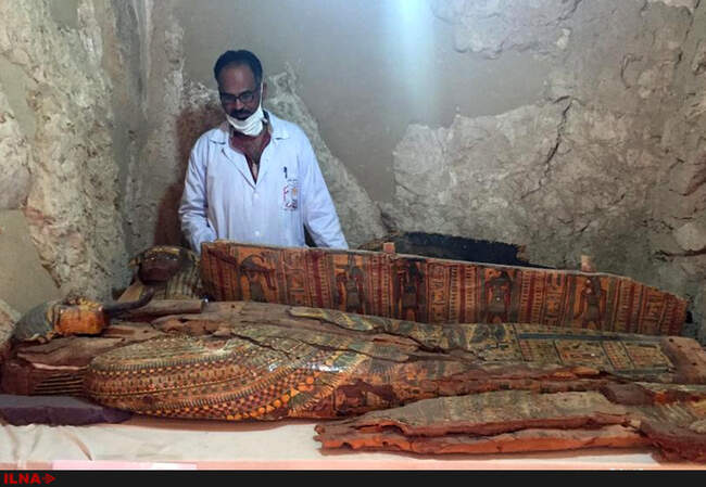 کشف مومیایی ۳۵۰۰ ساله در مصر /تصاویر/