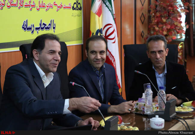 نشست‌خبری مدیران‌عامل شرکت گاز استان کرمانشاه و کردستان با اصحاب رسانه