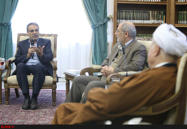  دیدار جمعی از سرداران بازنشسته سپاه پاسداران با آیت‌الله هاشمی رفسنجانی