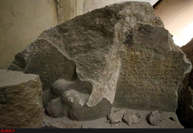 تخریب موزه موصل توسط داعش