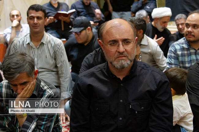 مراسم سالگرد شهادت اسماعیل هنیه و چهلم سردار ایزدی