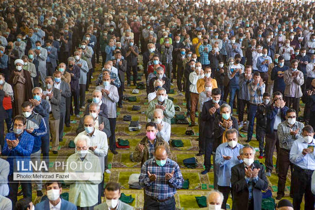 نماز عید فطر در دانشگاه تهران