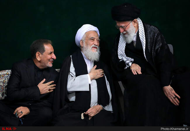 مراسم عزاداری شب تاسوعای حسینی با حضور رهبر معظم انقلاب اسلامی