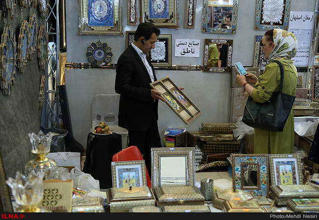 افتتاح پنجمین نمایشگاه بین‌المللی صنایع دستی کشور 
