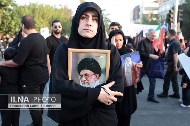  دومین روز مراسم وداع با رهبر شهید انقلاب در مصلای تهران/ 9