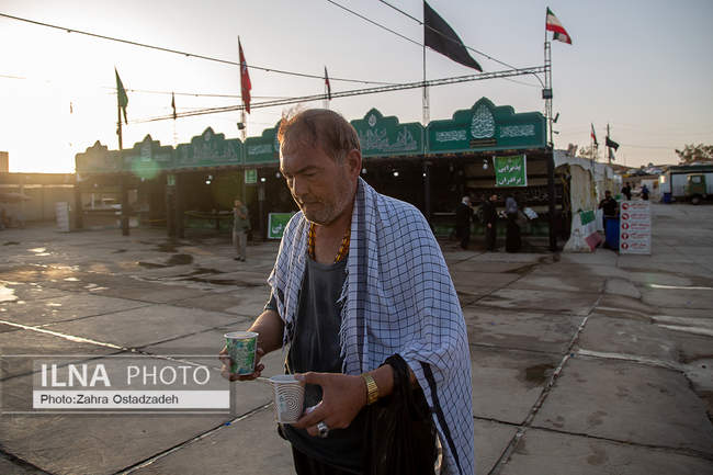 عبور زائران اربعین حسینی از مرز خسروی