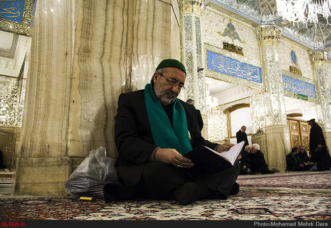 خطبه خوانی شب شهادت امام رضا (ع)در حرم مطهر رضوی با حضور عباس عراقچی