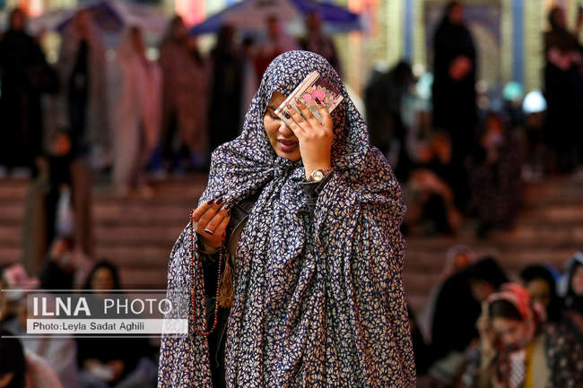 مراسم احیا شب بیست و سوم  ماه مبارک رمضان در امام‌ زاده صالح (ع) تهران