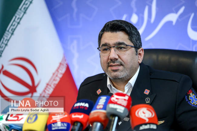 نشست خبری رئیس سازمان اورژانس استان تهران