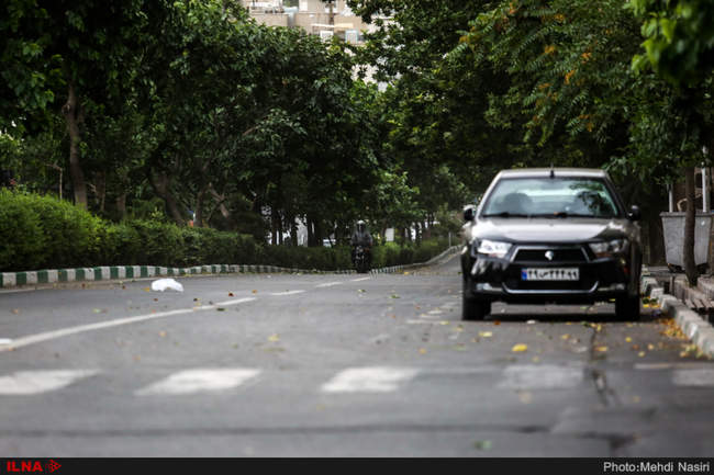 طوفان در تهران