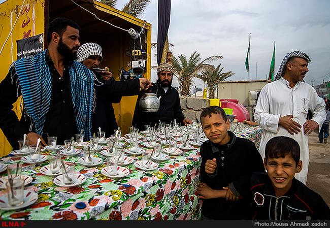 با عا شقان حسینی از نجف تا کربلا