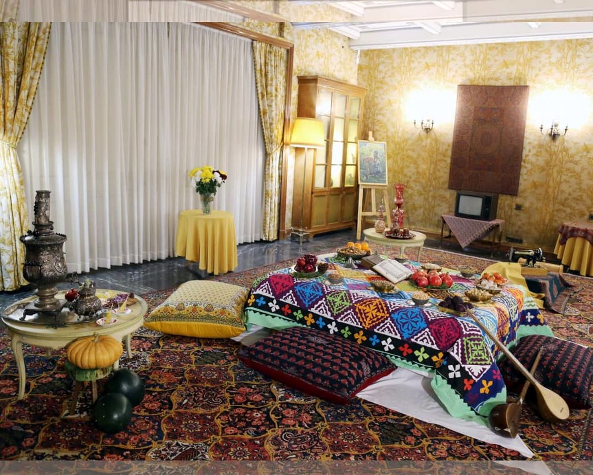 نمایش آثار گنجینه کاخ نیاوران به مناسبت یلدا