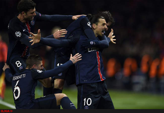 برتری تیم فوتبال پاری سن ژرمن مقابل چلسی در لیگ قهرمانان اروپا