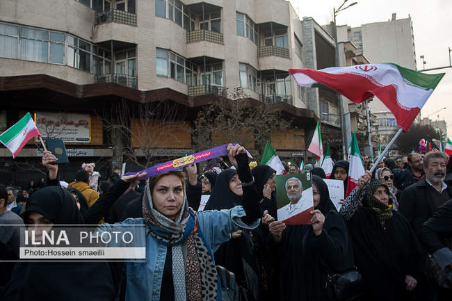 راهپیمایی محکومیت اقدامات تروریستی آمریکا و رژیم صهیونیستی علیه ملت