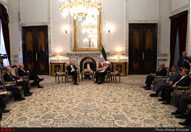 دیدار آیت الله هاشمی رفسنجانی با قائم مقام دبیر کل سازمان ملل متحد