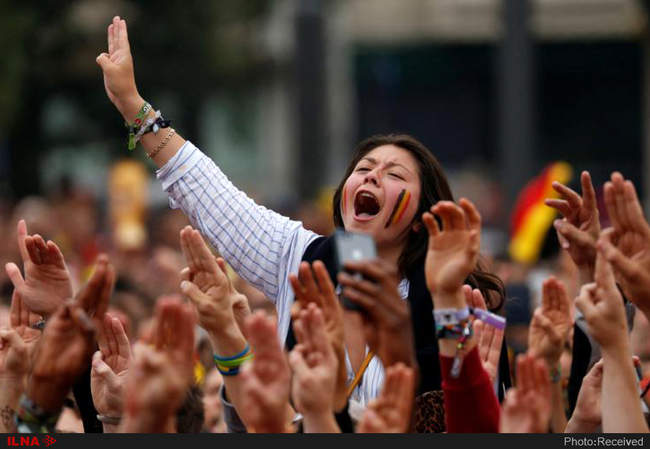 دیدار تیم های فرانسه و بلژیک