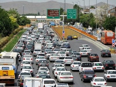  ترافیک نیمه سنگین در محورهای شمالی/بارش باران در ۶ استان