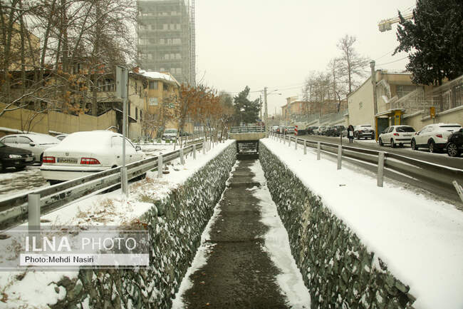 بارش برف در تهران