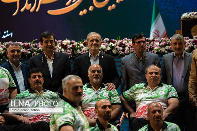 آیین تجلیل از قهرمانان سرافراز پارالمپیک ایران با حضور پزشکیان و دنی