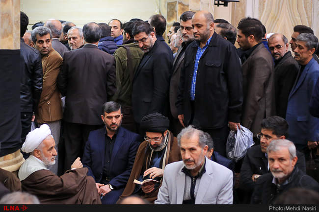 مراسم ختم فرزند احمد توکلی