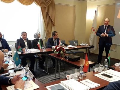 حضور کیکاوس سعیدی دراجلاس دبیران کل کمیته‌های ملی المپیک آسیای میانه