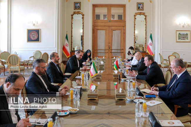 دیدار وزرای خارجه ایران و بلاروس